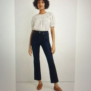 Madewell Curvy Cali Demi-boot high rise jean sz 26